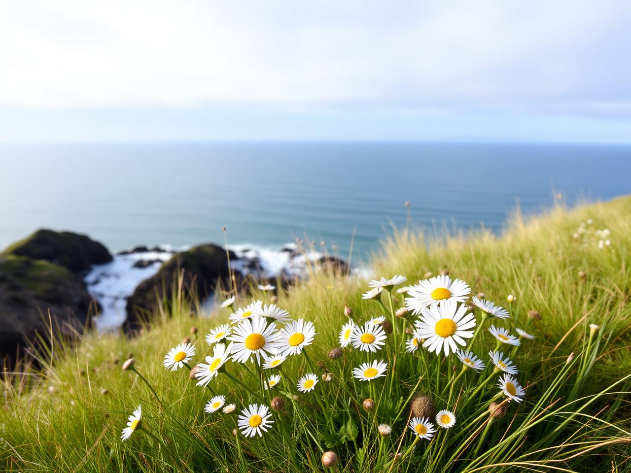 Wildflowers on the bluff